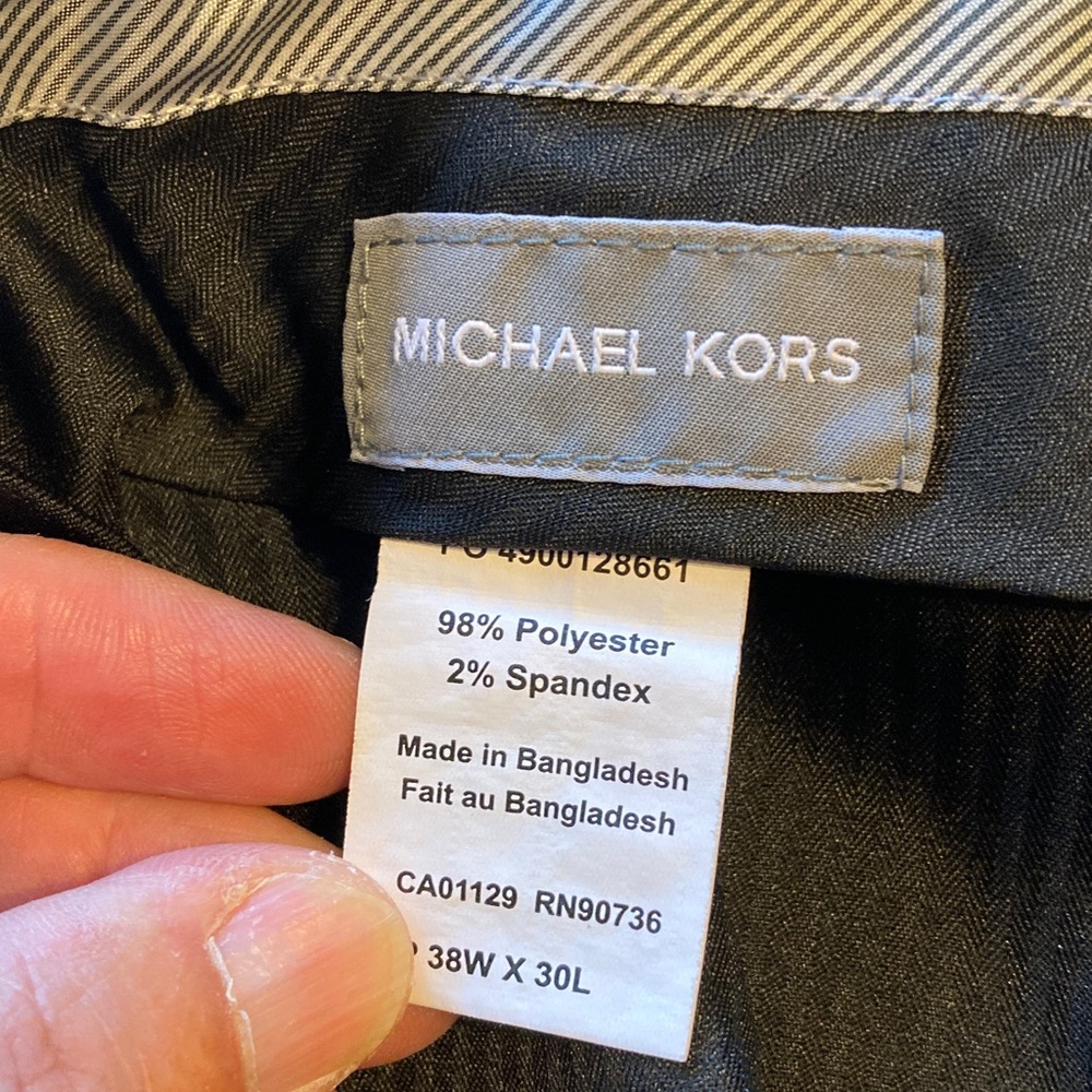 Michael Kors Men's Elegant Black Dress Pants 38x30 - Picture 2 of 4